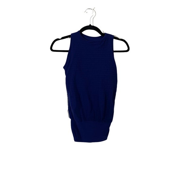 ATHLETA Derek Lam 10C Seamless Union Navy Blue Tank Top - Picture 2 of 5